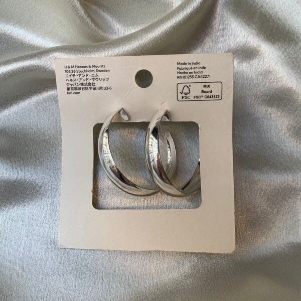 H&M Silver Hoops