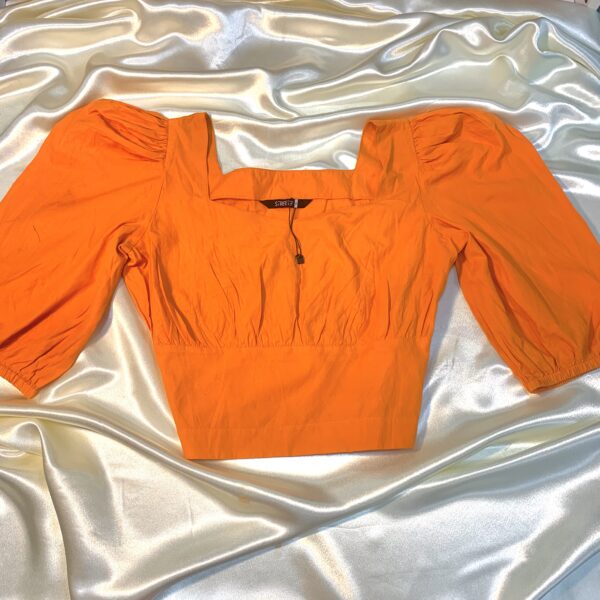 Puffed Orange Top