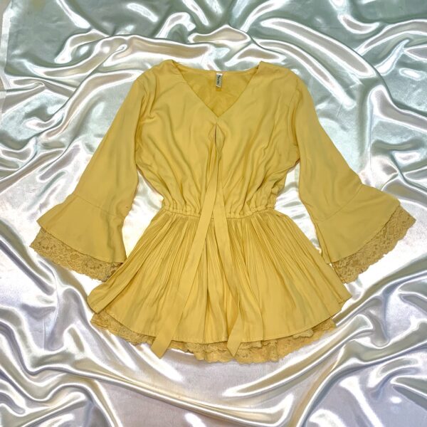 Yellow Flaire Top